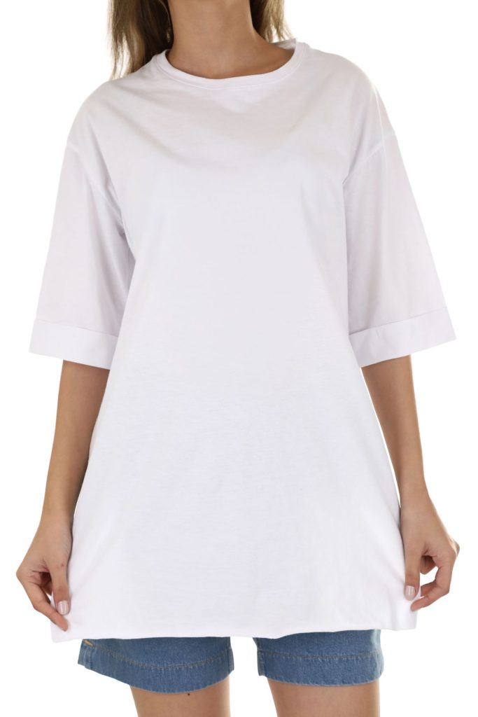 Oversized Tee — Off White