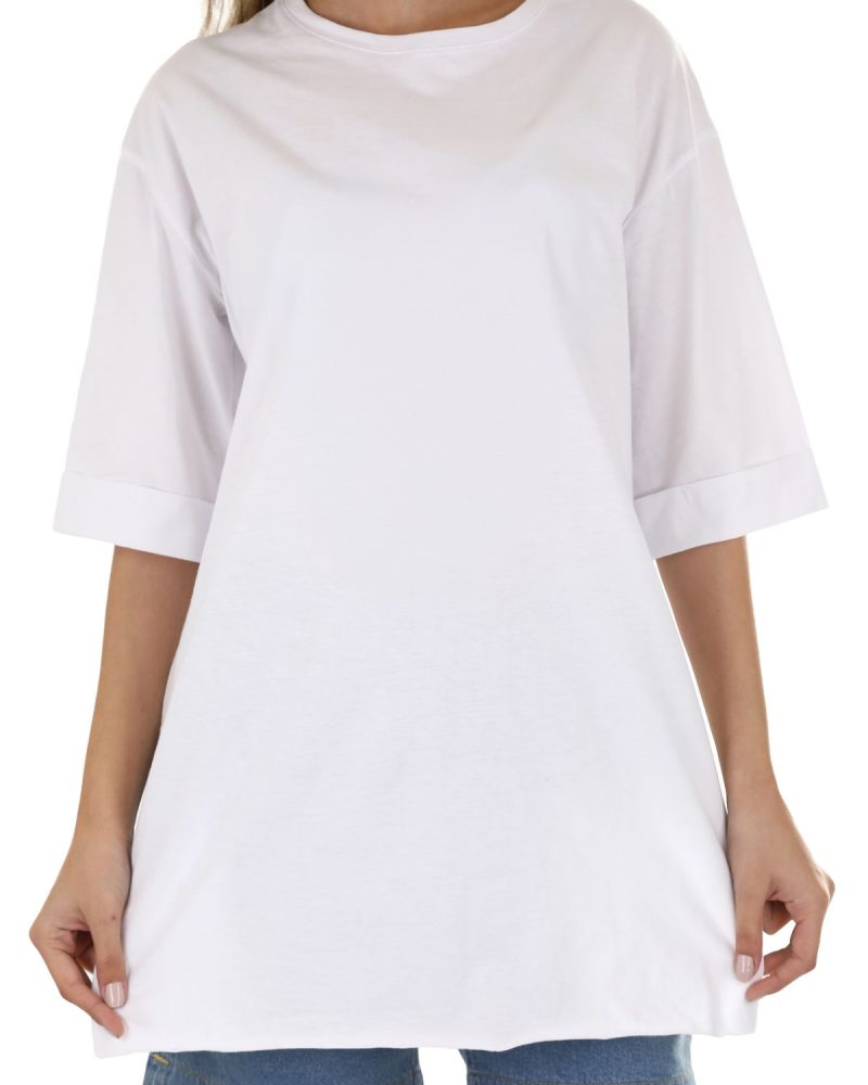 Oversized Tee — Off White