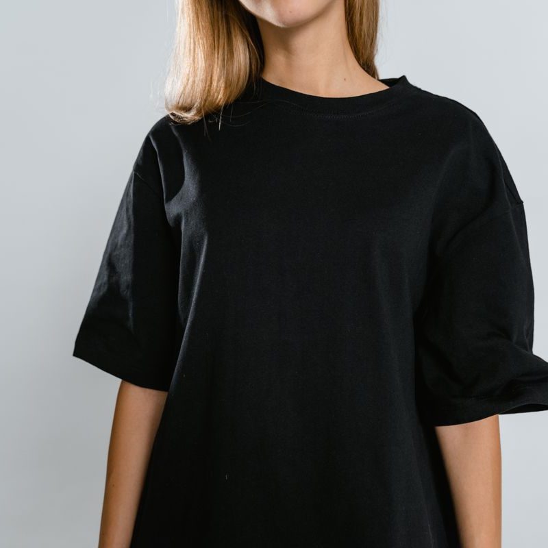 Oversized Tee — Black